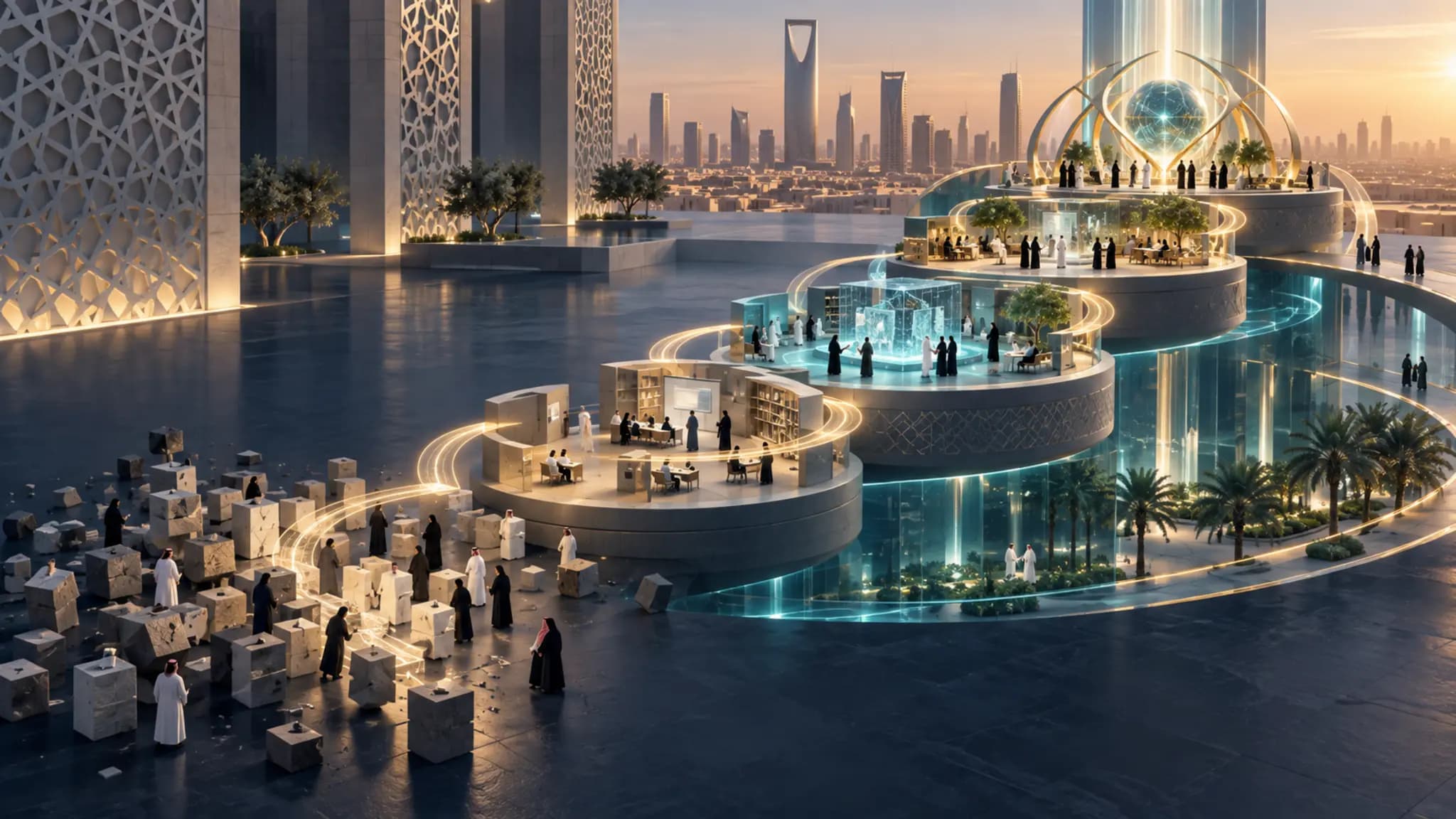 قياس نضج الأكاديمية الرقمية في المؤسسات السعودية
