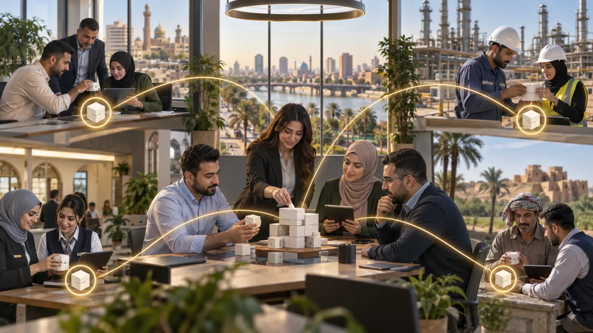كيف توحّد الأكاديمية الرقمية التدريب بين فروع المؤسسات العراقية؟