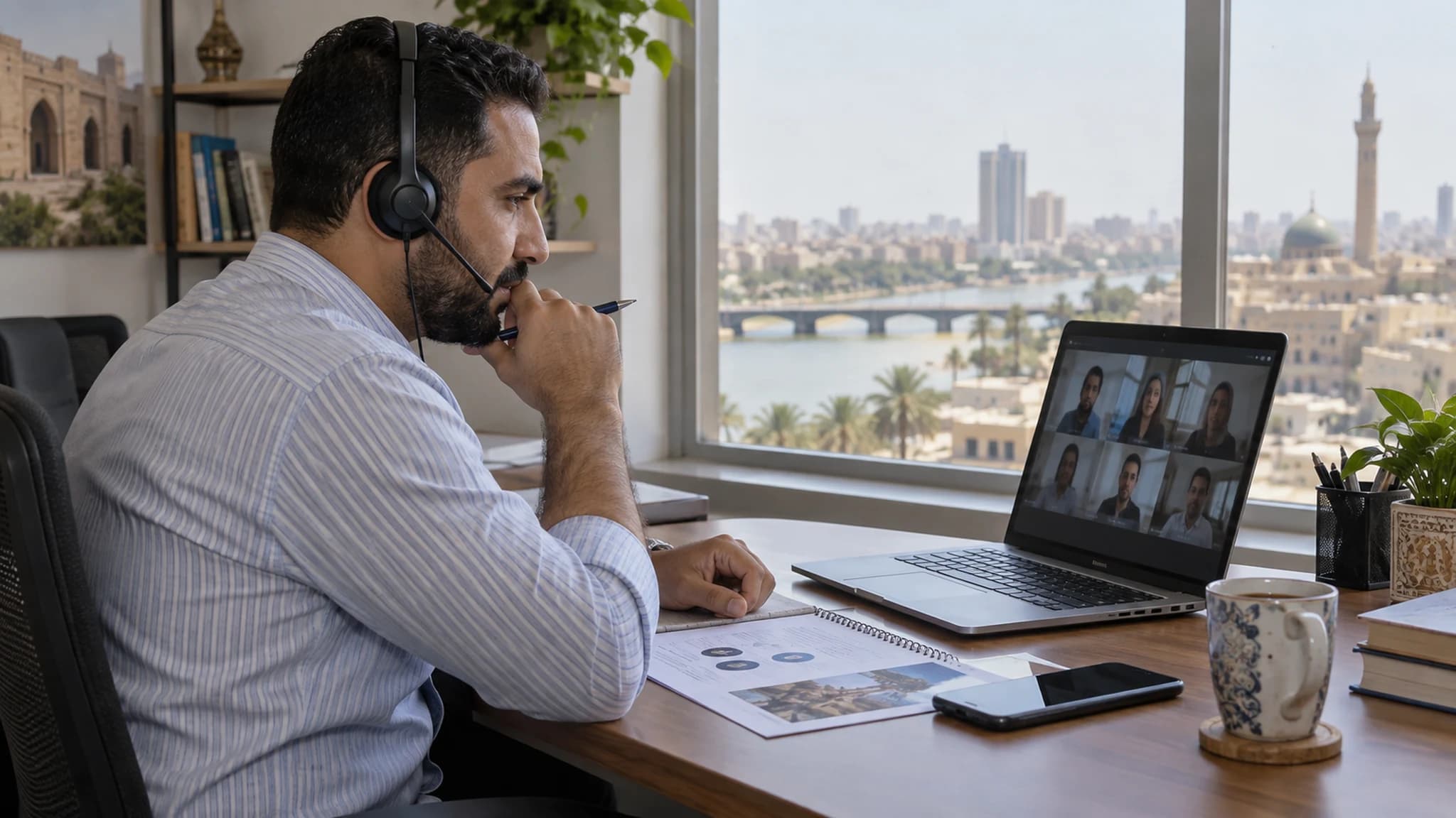 VILT in Iraq: Designing Live Learning for Connectivity Constraints